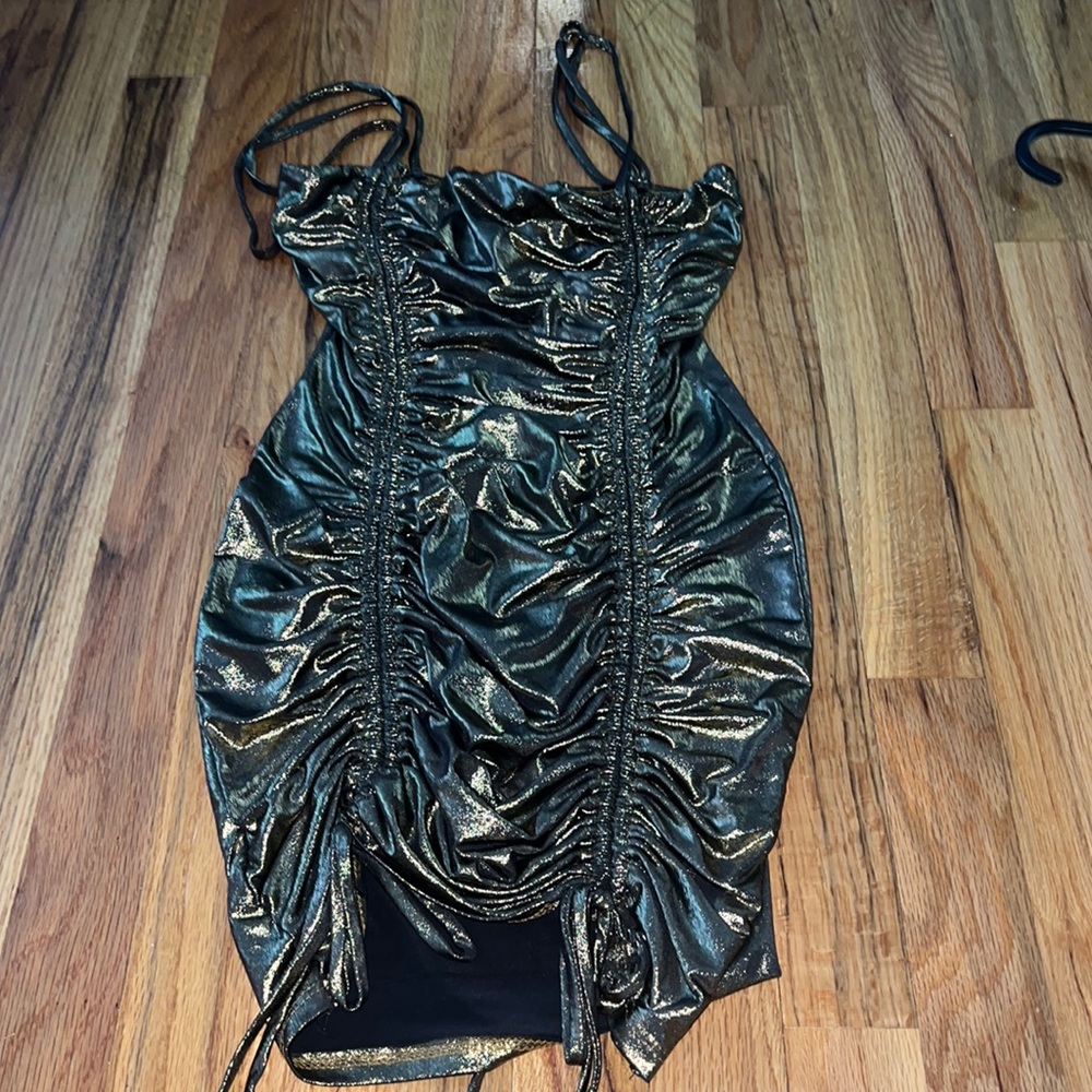 Fashion, nova bronze, snatche dress